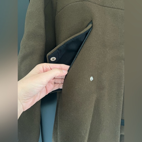 Sandro Sherpa-Lined Coat - Picture 4 of 14